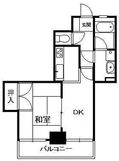 ライオンズマンション徳山【3階】の間取り