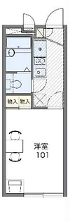 レオパレスステップII【2階】の間取り