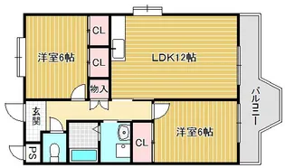 ロイヤルヒル守山【2階】の間取り