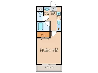 ビレッジウッド【3階】の間取り