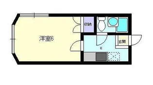 コーポまきI【1階】の間取り