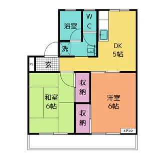 ハーモニーII【1階】の間取り