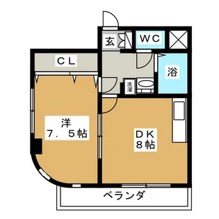 ヤカタ【2階】の間取り