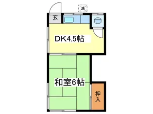 コーポ豊田【2階】の間取り