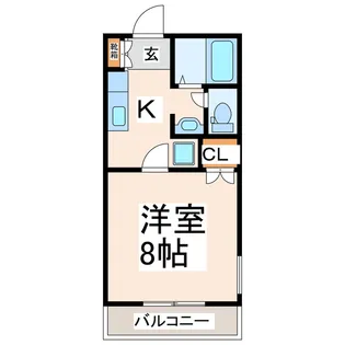 トータス1番館【2階】の間取り
