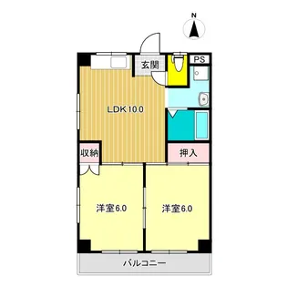 ルミエールSawa【1階】の間取り