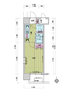 メインステージ練馬II【7階】の間取り