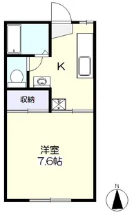 ヴィラFI【1階】の間取り