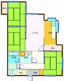 3LDKの間取り画像