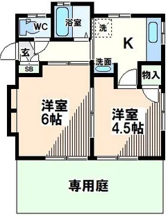 東京都府中市栄町3【一戸建】の間取り