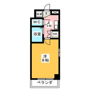 コンフィデンス本山【4階】の間取り