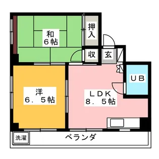 壷井ビル【3階】の間取り