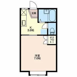 コーポ小針【2階】の間取り