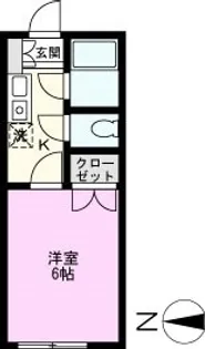 アールズコート【2階】の間取り