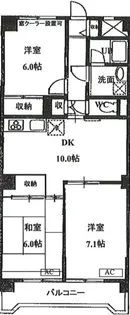 埼玉県戸田市大字上戸田【マンション】の間取り