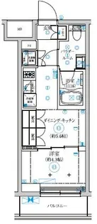 神奈川県川崎市中原区今井仲町【マンション】の間取り