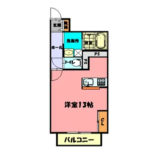 アウリィ【1階】の間取り