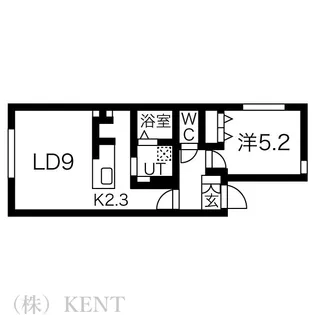 カサトレス西町【2階】の間取り