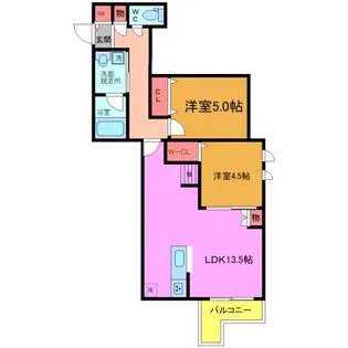 プレミアメゾン【2階】の間取り