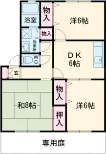 兵庫県高砂市神爪5【アパート】の間取り