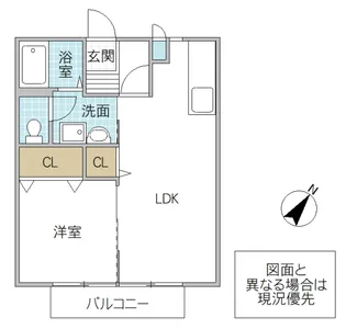 コート キャピタル【2階】の間取り