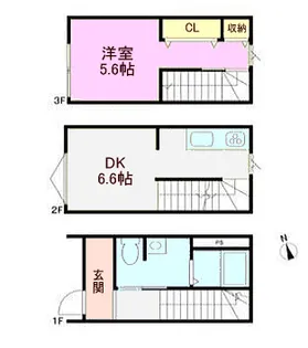 埼玉県朝霞市宮戸2【一戸建】の間取り