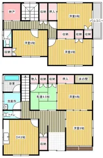 茨城県取手市井野台3【一戸建】の間取り