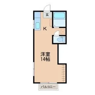 ビレッジ旭ヶ丘【1階】の間取り