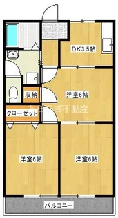 静岡県浜松市中央区安松町【マンション】の間取り