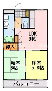 エルガーデン【2階】の間取り