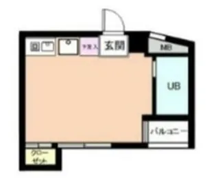 1Kの間取り画像
