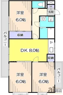 東京都練馬区東大泉3【マンション】の間取り