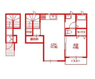 セレーノ【2階】の間取り