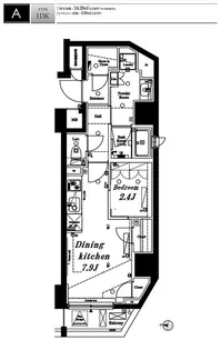 アクサス渋谷初台【5階】の間取り