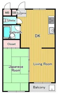 ロッソマットーネ【2階】の間取り