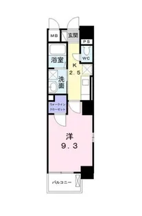 アウローラ・ミッテ【7階】の間取り