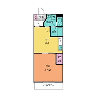 ヴィブレ宮脇【2階】の間取り