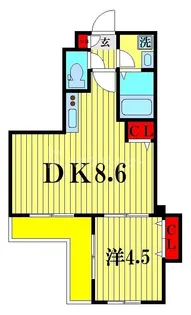 パインリーブス【1階】の間取り