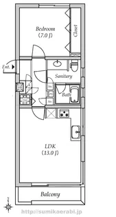 DORF3286【1階】の間取り
