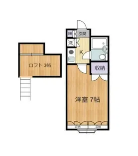 メイプルハウス【3階】の間取り