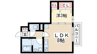 エミネンス榎坂【2階】の間取り