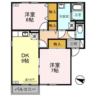 セレーノ【1階】の間取り