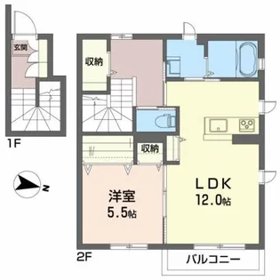 ラディア【2階】の間取り