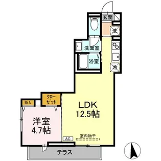 スピアナート北石堂【2階】の間取り
