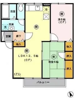 埼玉県さいたま市南区鹿手袋7【アパート】の間取り
