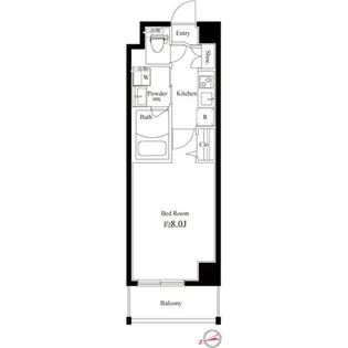 東京都新宿区新宿6【マンション】の間取り
