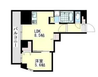 ビ・シャイン【5階】の間取り