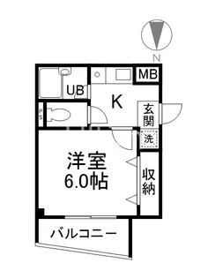 メゾン唐橋【2階】の間取り