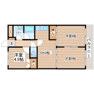 DioKan【2階】の間取り
