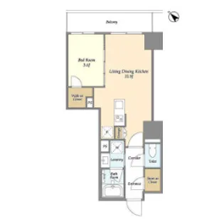 東京都中央区日本橋横山町【マンション】の間取り